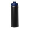 Baseline Rise 750 ml Sportflasche mit Klappdeckel schwarz-blau | ohne Werbeanbringung | Nicht verfügbar | Nicht verfügbar