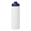 Baseline Rise 750 ml Sportflasche mit Klappdeckel weiss-blau | ohne Werbeanbringung | Nicht verfügbar | Nicht verfügbar