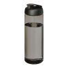 H2O Active® Eco Vibe 850 ml Sportflasche mit Klappdeckel kohle-schwarz | Digitaldruck | rundum | 230 mm x 180 mm