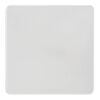 Renzo quadratischer Kunststoffuntersetzer weiss | ohne Werbeanbringung | Nicht verfügbar | Nicht verfügbar