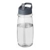 H2O Pulse 600 ml Sportflasche mit Ausgussdeckel transparent-storm grey | ohne Werbeanbringung | Nicht verfügbar | Nicht verfügbar
