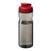 H2O Active® Eco Base 650 ml Sportflasche mit Klappdeckel rot-kohle | ohne Werbeanbringung | Nicht verfügbar | Nicht verfügbar