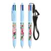 BIC® 4 Colours® Pastel + lanyard hellblau