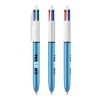 BIC® 4 Colours Shine Kugelschreiber Weiß-blaumetallic | Nicht verfügbar