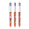 BIC® 4 Colours Fine Kugelschreiber Weiß-orange
