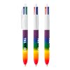 BIC® 4 Colours® Rainbow Decor Rot-Grün   Silber   Rot(2)