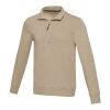Tin Aware™ Pullover mit Half-Zip Reißverschluss aus recyceltem Material Unisex Standard | Oatmeal | XL | ohne Werbeanbringung | Nicht verfügbar | Nicht verfügbar | Nicht verfügbar