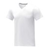 Somoto T-Shirt mit V-Ausschnitt für Herren Weiß | S