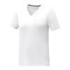 Somoto T-Shirt mit V-Ausschnitt für Damen Weiß | M