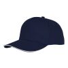 Ceto Cap mit 5 Segmenten und Sandwichschirm Priority | navy | Digital DTF Transfer | Visier | 55 mm x 10 mm | 100