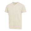 Balfour Kurzärmeliges T-Shirt V-Ausschnitt aus 200 g/m² Bio Baumwolle (OCS), unisex Sandstone | XL