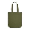 MERIDA. Tragetasche (220 g/ m²) aus Baumwolle (50%), recycelter Baumwolle (30%) und polyester (20% rPET) Dunkelgrün | ohne Werbeanbringung | Nicht verfügbar | Nicht verfügbar | Nicht verfügbar