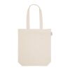 GIRONA. TraTragetasche aus Baumwolle (50%), recycelter Baumwolle (30%) und polyester (20% rPET) (220 g/ m²) Beige | ohne Werbeanbringung