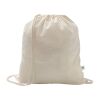 SALAMANCA. Turnbeutel aus recycelter Baumwolle (70%) und Polyester (30% rPET) (150 g/m²) Beige | ohne Werbeanbringung