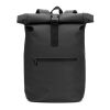 PORTLAND. Roll-Top-Rucksack aus PU mit Laptopfach, 16“ schwarz | ohne Werbeanbringung | Nicht verfügbar | Nicht verfügbar | Nicht verfügbar