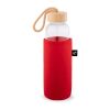 STOREY. Hülle aus recyceltem Filz (100% rPET), ideal für Flaschen Rot