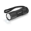 FLASHY. Taschenlampe aus Aluminium mit 9-LEDs Schwarz | ohne Werbeanbringung | Nicht verfügbar | Nicht verfügbar | Nicht verfügbar