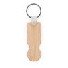 SHOPZ. Schlüsselanhänger aus Bambus mit münzförmigem Ende Natur | ohne Werbeanbringung | Nicht verfügbar | Nicht verfügbar | Nicht verfügbar
