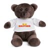 GRIZZLY. Teddy-Plüschtier mit T-Shirt Weiß | ohne Werbeanbringung | Nicht verfügbar | Nicht verfügbar | Nicht verfügbar