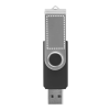CLAUDIUS 32 GB. USB-Stick 32 GB mit Metallclip schwarz | 32 GB | ohne Werbeanbringung | Nicht verfügbar | Nicht verfügbar | Nicht verfügbar