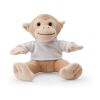 MONKY. Plüschtier in Form eines Affen mit T-Shirt Hellbraun | ohne Werbeanbringung | Nicht verfügbar | Nicht verfügbar | Nicht verfügbar