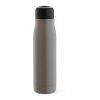 Lena Trinkflasche recy.Edelstahl, 570 ml. Mit Tragegriff aus rPET Grau