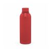 Hudson Trinkflasche 540ml aus recy. Edelstahl. Doppelwandig, gummierter Oberfläche Rot