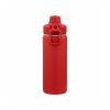 Salween Trinkflasche 560ml aus recy. Edelstahl.Doppelwandig, Doppelverschluss,Tragegriff Rot