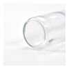 Turia 750 Glasflasche, 780 ml. Mit schwarzem Deckel Durchsichtig