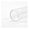 Turia 500 Glasflasche 550 ml. Mit schwarzem Deckel Durchsichtig
