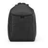 Brüssel Kühltaschen-Rucksack 12L aus r PET. Mit Doppelreißverschluss Schwarz
