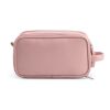 Helsinki Kulturtasche 3,5L aus recy. PU. Mit Doppelreißverschluss und Magnetverschluss. Rosa