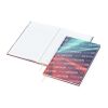 Notizbuch Note-Book Ecken spitz Hardcover individuell bedruckt DIN A4 | ohne Werbeanbringung | glänzend | Winkelkaro