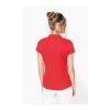 Damen Piqué Cotton Polo weiß | S