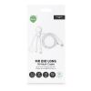 Xoopar Mr. Bio Long Multi-Kabel für Apple/Samsung Watch 1 Meter Weiss | ohne Werbeanbringung | Nicht verfügbar | Nicht verfügbar