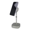 Xoopar Mojiu Smart Tischlampe mit Sprachsteuerung Hellgrau | Gravur | gegenüber vom Schalter | 35 mm x 30 mm