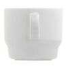 Tasse Dreieck Teller Satellite 180ml Weiss