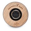 Sagaform "Gurken" Salz- oder Pfeffermühle medium, 20,5 cm Schwarz | Gravur | Mühle 1 unten | 40 mm x 105 mm