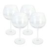 Byon Opacity 4er-Set Weingläser mit stilvollem Glasmuster 470ml Transparent | ohne Werbeanbringung