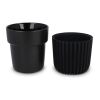 InSideOut All Black Premium-Becher Fjord 280 ml Schwarz | Gravur | rundum | 275 mm x 23 mm