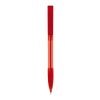 Kugelschreiber Nash Transparent mit Gummigriff Rot Weiß-Rot Weiß | 1-farbiger Siebdruck | 180° vom Clip | 33 mm x 25 mm | Nicht verfügbar
