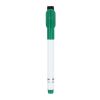 Whiteboard-Marker mit Magnet und Wischer Grün | ohne Werbeanbringung | Nicht verfügbar | Nicht verfügbar