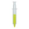 Spritzen-Textmarker Gelb-Gelb | 1-farbiger Tampondruck | Seite 1 | 50 mm x 8 mm | Nicht verfügbar