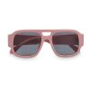 Bastian Sonnenbrille UV400 Pastellrosa | 1-farbiger Tampondruck | 1 cm vom linken Scharnier | 50 mm x 15 mm
