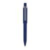 Ozzy-Stift mit Soft-Touch Dunkelblau | 3D Digitaldruck | 90° vom Clip | 42 mm x 8 mm