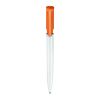 Kugelschreiber S40 Colour hardcolour Weiss-Orange | 1-farbiger Tampondruck | in Verlängerung vom Clip | 40 mm x 8 mm | Nicht verfügbar