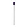 Kugelschreiber S45 Hardcolour Weiss-Transparent Violett | 1-farbiger Siebdruck | 90° vom Clip | 45 mm x 25 mm | Nicht verfügbar