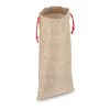 Weinbeutel im Jute-Stil 14x34cm Natur | ohne Werbeanbringung | Nicht verfügbar | Nicht verfügbar