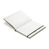 Karton Notizbuch A5 Braun | 1-farbiger Siebdruck | Vorderseite | 70 mm x 100 mm | Nicht verfügbar