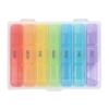 7-Tage-Pillendose Joseph weiss | 1-farbiger Tampondruck | Oberseite | 65 mm x 60 mm